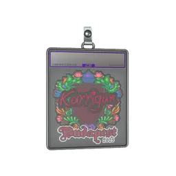 Sticker Slab | karrigan (Embroidered) | Budapest 2025