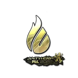Sticker | Copenhagen Flames (Gold) | Antwerp 2022