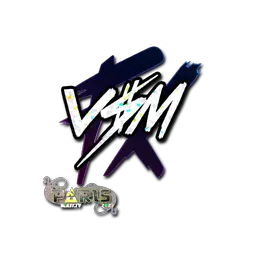 Sticker | v$m (Glitter) | Paris 2023