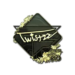 Sticker | Twistzz (Gold) | Rio 2022