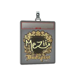 Sticker Slab | mezii (Gold) | Budapest 2025