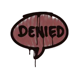 Sealed Graffiti | Denied (Brick Red)