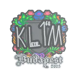 Sticker | kl1m (Embroidered) | Budapest 2025