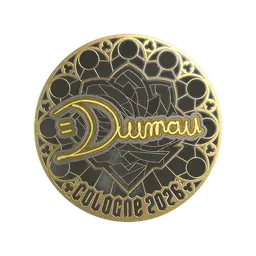 Sticker | dumau (Gold) | Cologne 2026