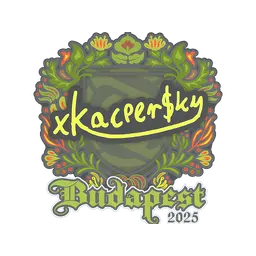 Sticker | xKacpersky | Budapest 2025