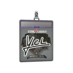 Sticker Slab | yel (Foil) | Berlin 2019