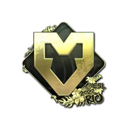 Sticker | MOUZ (Gold) | Rio 2022