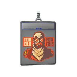 Sticker Slab | Too Old for This