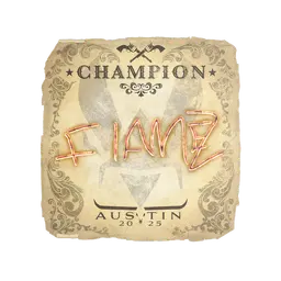 Sticker | FlameZ (Champion) | Austin 2025