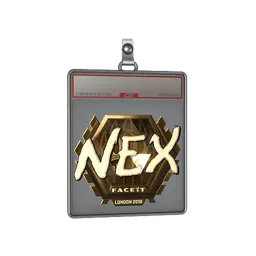 Sticker Slab | nex (Gold) | London 2018