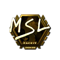 Sticker | MSL (Gold) | London 2018