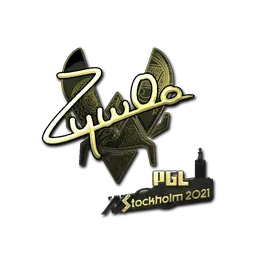 Sticker | ZywOo (Gold) | Stockholm 2021