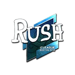Sticker | RUSH (Foil) | Boston 2018