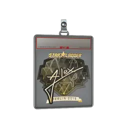 Sticker Slab | ALEX (Gold) | Berlin 2019
