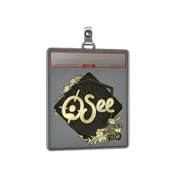 Sticker Slab | oSee (Gold) | Rio 2022