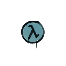 Sealed Graffiti | Lambda (Wire Blue)