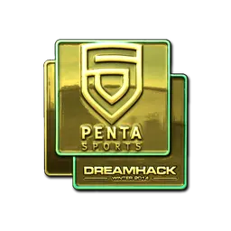Sticker | PENTA Sports (Gold) | DreamHack 2014
