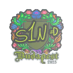 Sticker | s1n (Embroidered) | Budapest 2025