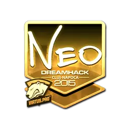Sticker | NEO (Gold) | Cluj-Napoca 2015