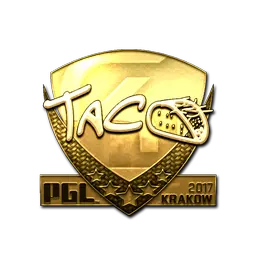 Sticker | TACO (Gold) | Krakow 2017