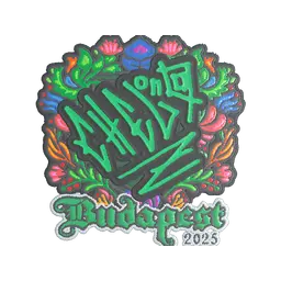 Sticker | chelo (Embroidered) | Budapest 2025