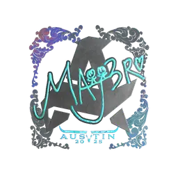 Sticker | MAJ3R (Holo) | Austin 2025