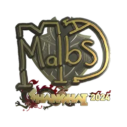 Sticker | malbsMd (Gold) | Shanghai 2024