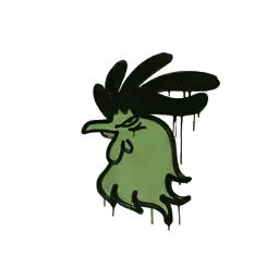 Sealed Graffiti | Cocky (Battle Green)
