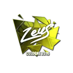 Sticker | Zeus (Foil) | Cologne 2016