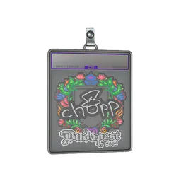 Sticker Slab | chopper (Embroidered) | Budapest 2025