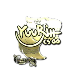 Sticker | yuurih (Gold) | Paris 2023