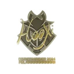 Sticker | HooXi (Gold) | Copenhagen 2024