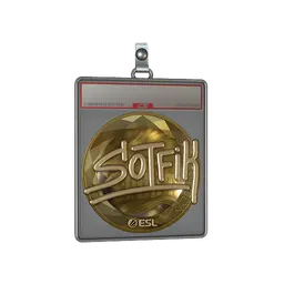 Sticker Slab | S0tF1k (Gold) | Katowice 2019