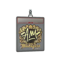 Sticker Slab | AW (Gold) | Budapest 2025