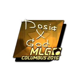 Sticker | Dosia (Gold) | MLG Columbus 2016