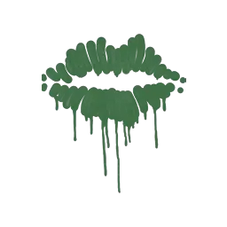 Sealed Graffiti | Kiss (Jungle Green)