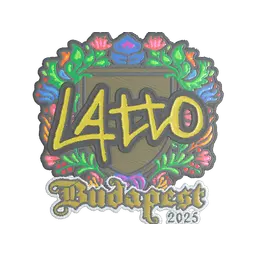 Sticker | latto (Embroidered) | Budapest 2025