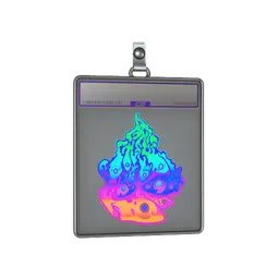 Sticker Slab | Liquid Fire (Holo)