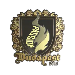 Sticker | Passion UA (Gold) | Budapest 2025