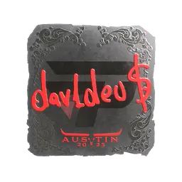 Sticker | dav1deuS (Foil) | Austin 2025
