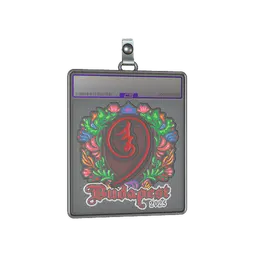 Sticker Slab | nin9 (Embroidered) | Budapest 2025