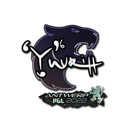 Sticker | yuurih (Glitter) | Antwerp 2022