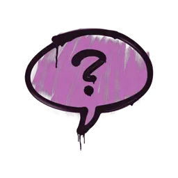 Sealed Graffiti | Question Mark (Bazooka Pink)