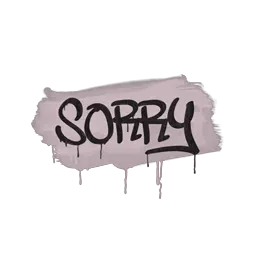 Sealed Graffiti | Sorry (War Pig Pink)