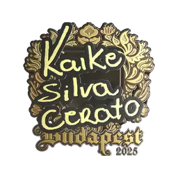 Sticker | KSCERATO (Gold) | Budapest 2025