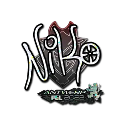 Sticker | NiKo (Glitter) | Antwerp 2022