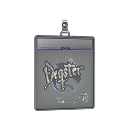 Sticker Slab | degster (Glitter) | Antwerp 2022