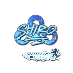 Sticker | sh1ro (Holo) | Antwerp 2022