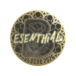 Sticker | esenthial (Gold) | Cologne 2026