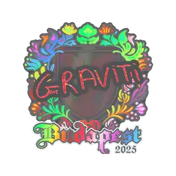 Sticker | Graviti (Holo) | Budapest 2025